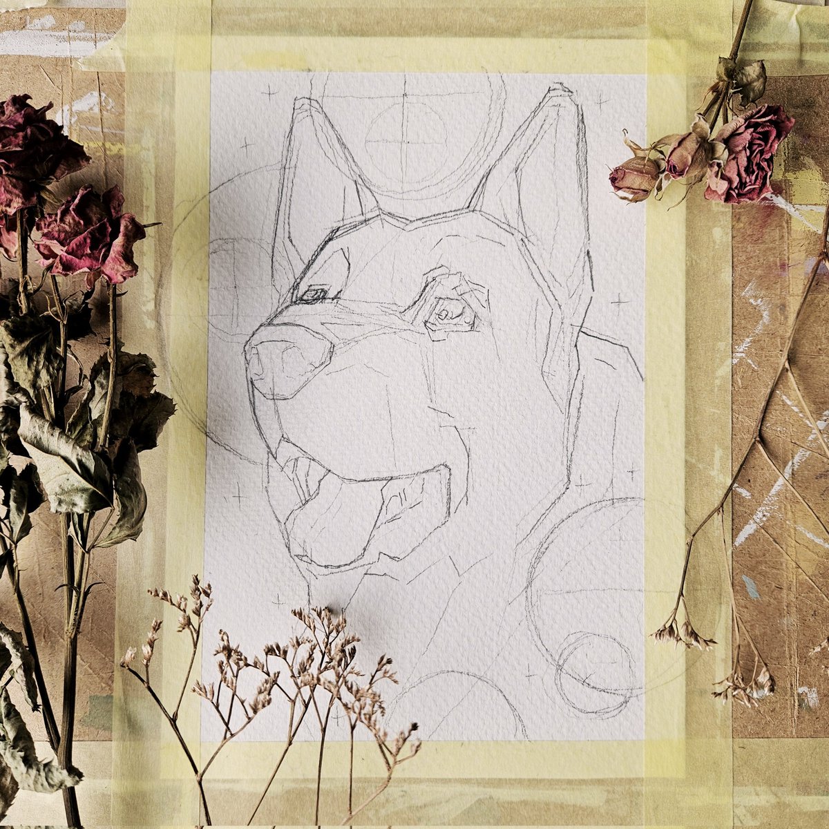 gentlecheese's tweet photo. the holidays rush is over and I am working again on my pet portrait commissions 🩵

#art #sketch #drawing #wip #workinprogress #dog #dogportrait #dogdrawing #petportrait #artcommission https://t.co/W2FCV5KUP3