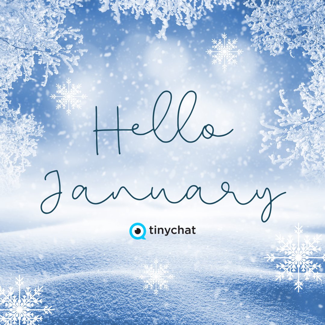 tinychat's tweet image. Embracing the icy charm of January with open arms! Welcome to the coldest month of the year! ❄️#HelloJanuary #FrostyFeels #tinychat #tinychatWinter