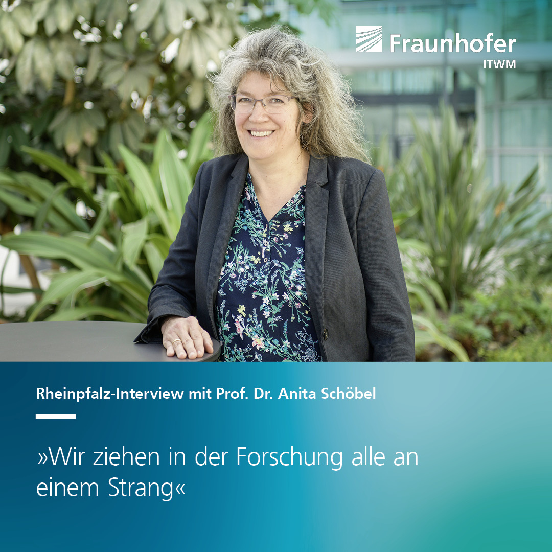 Fraunhofer ITWM (@fraunhoferitwm) on Twitter photo 🔍 »Wir ziehen in der #Forschung alle an einem Strang«, betont <a href="/anitaschoebel/">Anita Schöbel</a> im Interview <a href="/rheinpfalz/">DIE RHEINPFALZ</a> . Das liegt auch daran, dass »Mathematik in ganz vielen Bereichen gebraucht« wird – egal, ob Mobilität, Gesundheit oder Energie. Mehr im Interview👉itwm.fraunhofer.de 🔍 »Wir ziehen in der #Forschung alle an einem Strang«, betont <a href="/anitaschoebel/">Anita Schöbel</a> im Interview <a href="/rheinpfalz/">DIE RHEINPFALZ</a> . Das liegt auch daran, dass »Mathematik in ganz vielen Bereichen gebraucht« wird – egal, ob Mobilität, Gesundheit oder Energie. Mehr im Interview👉itwm.fraunhofer.de