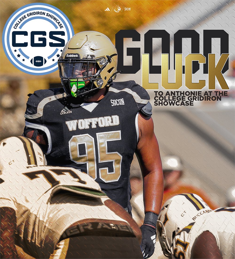 Wofford Football (@wofford_fb) on Twitter photo Good luck to Anthonie Lattany at the College Gridiron Showcase <a href="/CGSAllStar/">The College Gridiron Showcase</a> this week in Texas! Good luck to Anthonie Lattany at the College Gridiron Showcase <a href="/CGSAllStar/">The College Gridiron Showcase</a> this week in Texas!