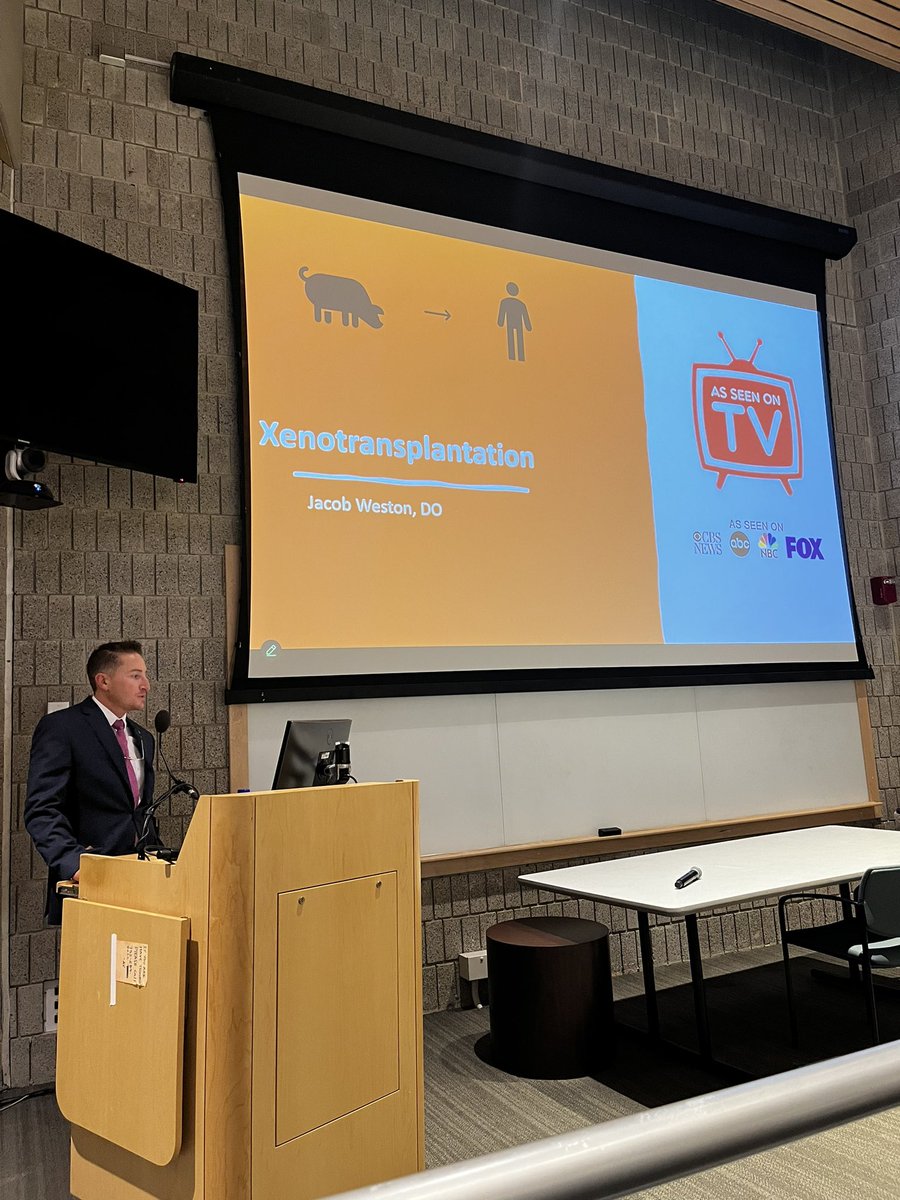 tyleryorkmd's tweet image. Congratulations Dr. Weston on your timely and fascinating Grand Rounds Lecture on Xenotransplantation! @rwjsurgery @MaloneyNell @ASTSChimera @utswtransplant