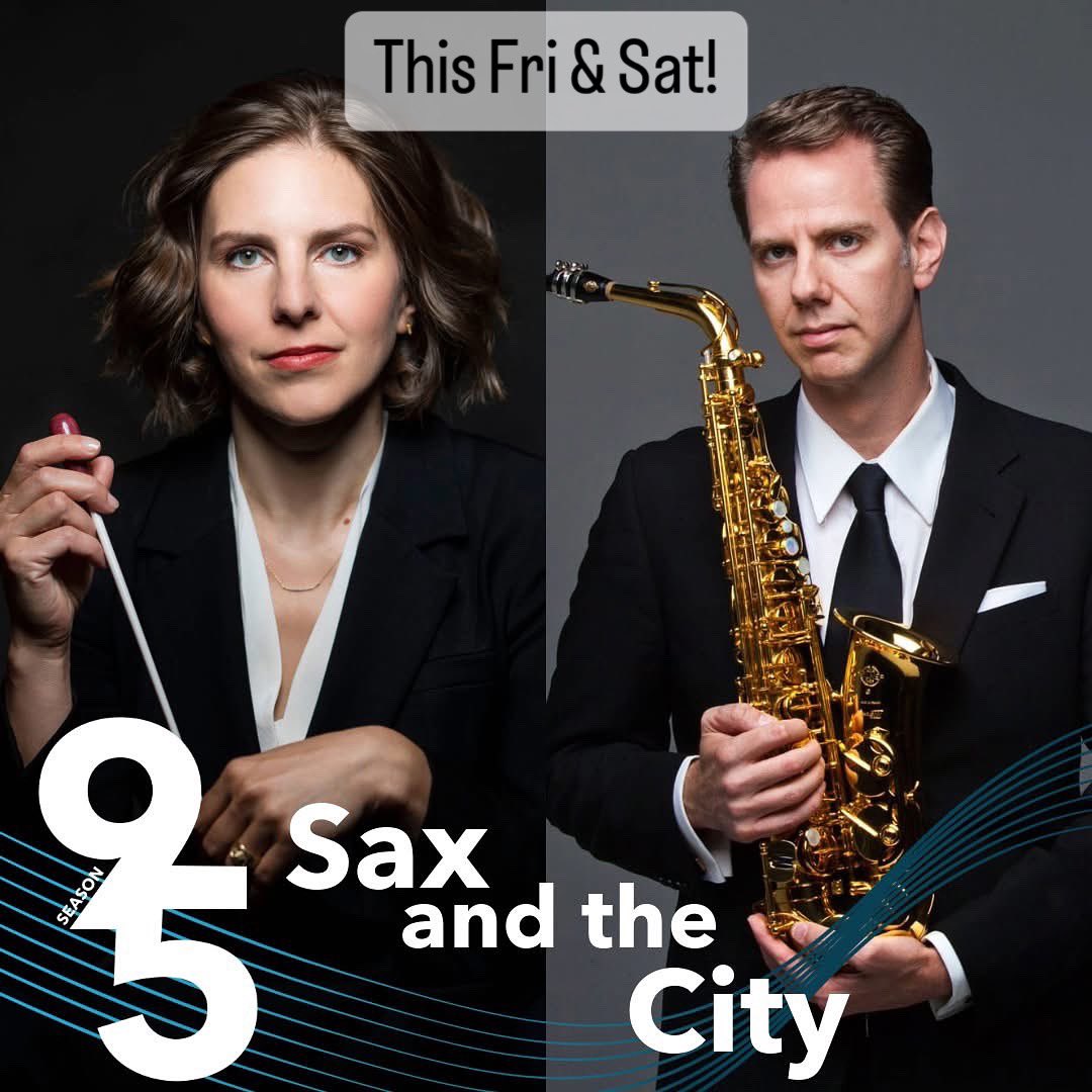 This week with Grand Rapids Symphony! ⤵️
Sax and the City
Jan 10/11 @ 7:30 PM
LIDIYA YANKOVSKAYA, conductor

Featuring music of Florence Price, Leonard Bernstein, John Corigliano’s athletic sax concerto, “Triathlon,” and Copland’s “Quiet City.”

Tickets—&gt;grsymphony.org/sax