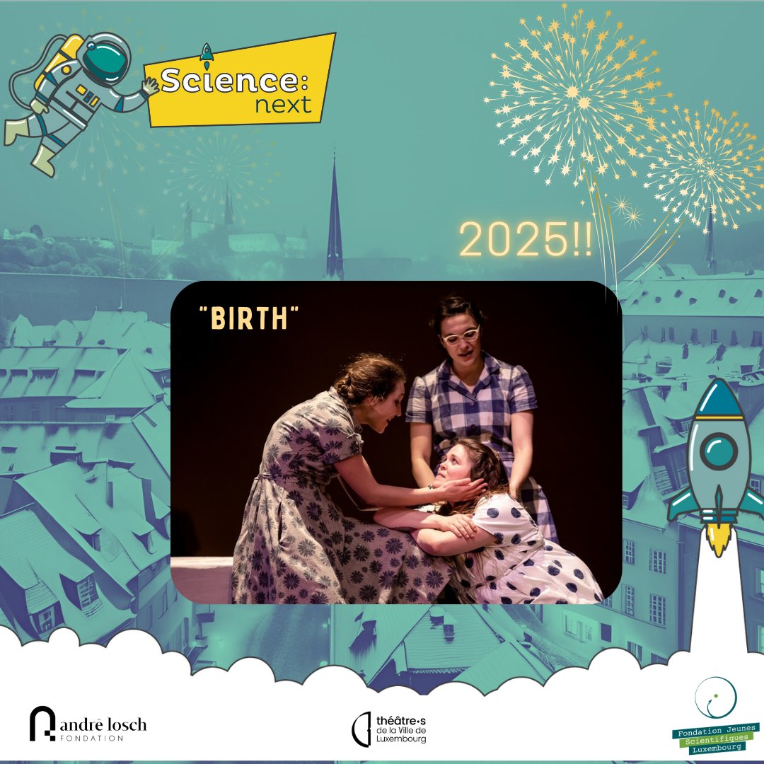 ✨ FJSL wishes you a 2025 full of creativity, scientific energy, and discoveries! 🧪💡

On Jan 9, join us at the Grand Théâtre de Luxembourg for Birth by Theatre Re 🎭🎶. This moving story of three generations celebrates family, shared memories, and life’s bonds. 💞👩‍👧‍👧