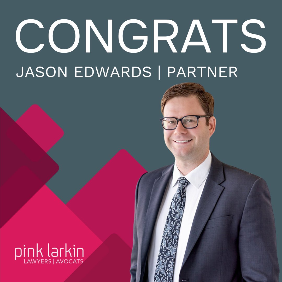 Delighted to welcome Jason Edwards as our newest partner! Jason’s grounded and strategic approach to labour and employment law, combined with his dedication to clients and mentorship, makes this a well-deserved milestone. Congratulations, Jason 🎉 bit.ly/3DLKDYx
