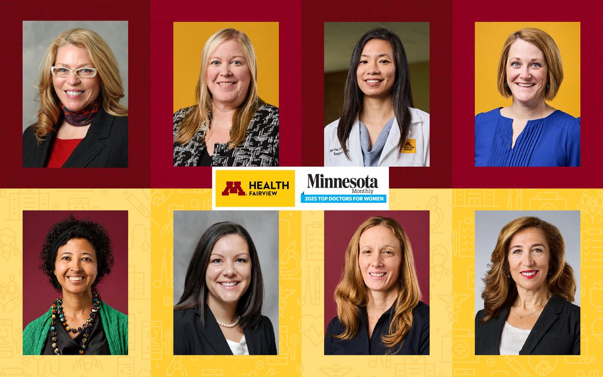 M Health Fairview (@mhealthfairview) on Twitter photo Women deserve advocates and partners when it comes to their medical care. That’s why we’re proud to announce more than 60 M Health Fairview physicians were recognized this year as “Top Doctors for Women” by <a href="/MNMOmag/">Minnesota Monthly</a>. Find out who made the list. 👩‍⚕️ mhfv.care/4a7Fbvi Women deserve advocates and partners when it comes to their medical care. That’s why we’re proud to announce more than 60 M Health Fairview physicians were recognized this year as “Top Doctors for Women” by <a href="/MNMOmag/">Minnesota Monthly</a>. Find out who made the list. 👩‍⚕️ mhfv.care/4a7Fbvi