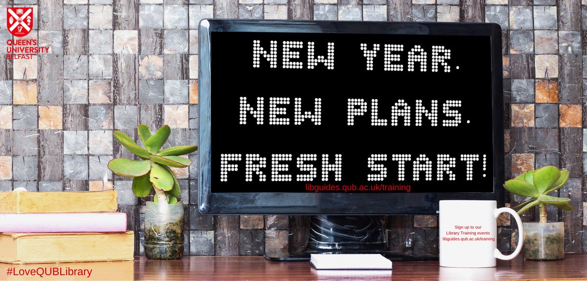 Queen’s University Belfast Library (@qublibrary) on Twitter photo A new year can be a time for a fresh start or to improve ourselves. #QUBLibrary offers a range of courses to help with your research and study. Sign up at libguides.qub.ac.uk
<a href="/pharmacyatQUB/">QUB Pharmacy School</a>
<a href="/QUBSONM/">QUBNursing&Midwifery</a>
<a href="/qubgradschool/">The Graduate School</a> A new year can be a time for a fresh start or to improve ourselves. #QUBLibrary offers a range of courses to help with your research and study. Sign up at libguides.qub.ac.uk
<a href="/pharmacyatQUB/">QUB Pharmacy School</a>
<a href="/QUBSONM/">QUBNursing&Midwifery</a>
<a href="/qubgradschool/">The Graduate School</a>