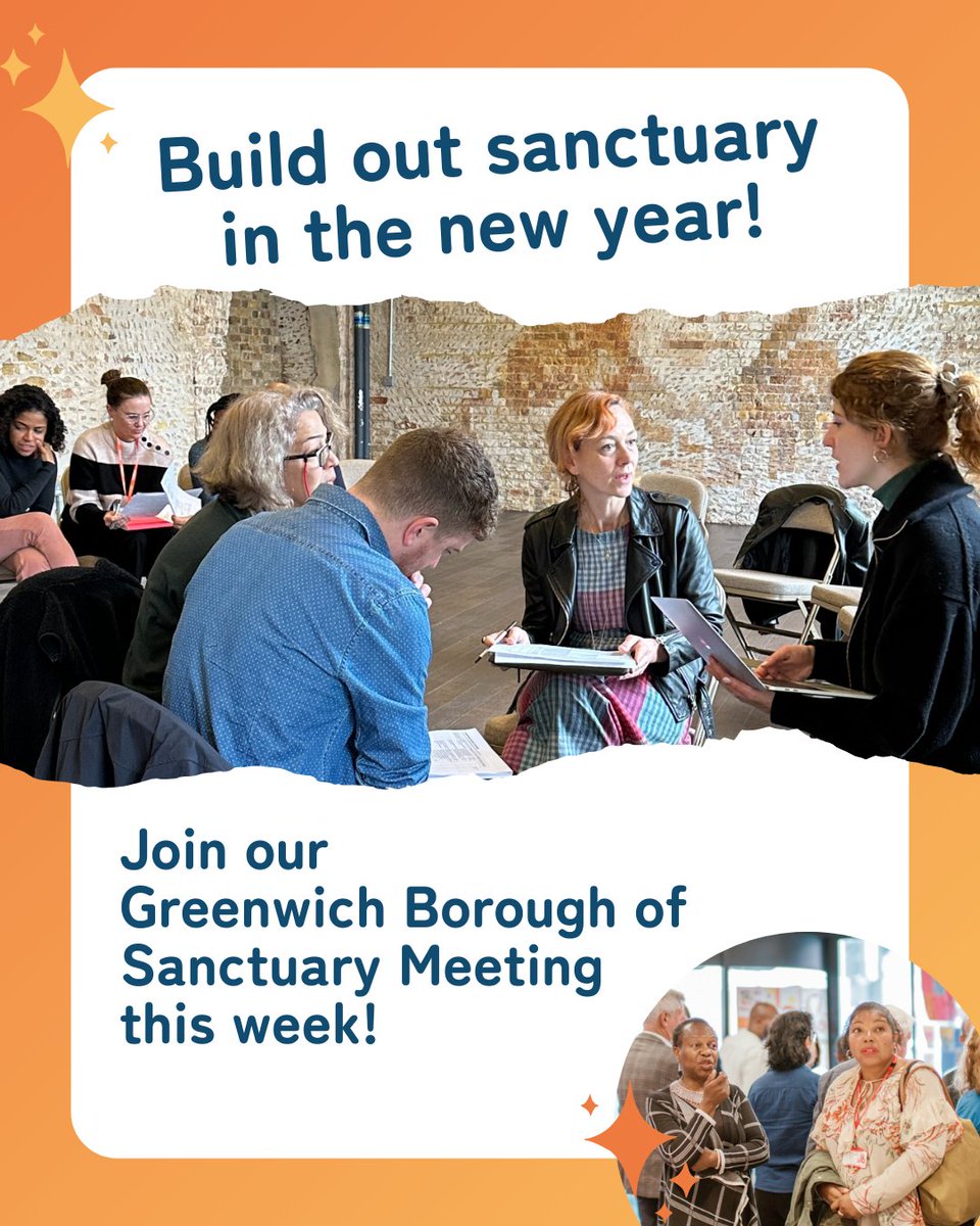 Lewisham Refugee and Migrant Network (LRMN) (@lrmnetwork) on Twitter photo Message us if you want to join in building welcome in Greenwich π§‘ποΈ
<a href="/GwichSanctuary/">GreenwichSanctuary</a> <a href="/CityofSanctuary/">City of Sanctuary UK π§‘</a> <a href="/GrIPInclusion/">grip</a> <a href="/Royal_Greenwich/">Royal Borough of Greenwich</a> <a href="/GreenwichCUK/">Greenwich Citizens</a> <a href="/UniofGreenwich/">Uni of Greenwich</a> <a href="/NewArrivalsCIC/">NEW ARRIVALS SUPPORT CIC</a> <a href="/CreatingGround/">CreatingGround</a> <a href="/EFALondon/">English for Action π§‘</a> <a href="/proteindance/">Luca Silvestrini's Protein</a> <a href="/woolwich_works/">Woolwich Works</a>
#Greenwich #NewYear #NewYear2025 Message us if you want to join in building welcome in Greenwich π§‘ποΈ
<a href="/GwichSanctuary/">GreenwichSanctuary</a> <a href="/CityofSanctuary/">City of Sanctuary UK π§‘</a> <a href="/GrIPInclusion/">grip</a> <a href="/Royal_Greenwich/">Royal Borough of Greenwich</a> <a href="/GreenwichCUK/">Greenwich Citizens</a> <a href="/UniofGreenwich/">Uni of Greenwich</a> <a href="/NewArrivalsCIC/">NEW ARRIVALS SUPPORT CIC</a> <a href="/CreatingGround/">CreatingGround</a> <a href="/EFALondon/">English for Action π§‘</a> <a href="/proteindance/">Luca Silvestrini's Protein</a> <a href="/woolwich_works/">Woolwich Works</a>
#Greenwich #NewYear #NewYear2025