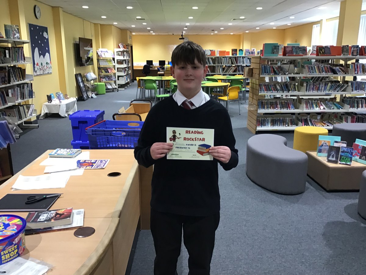 Lachlan is another of our Reading Rock Stars this month.  Well done Lachlan for reading over ten books!  #weareFHS