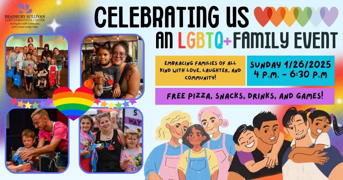 Don’t miss this great family event with the Bradbury-Sullivan LGBTQ Community Center.