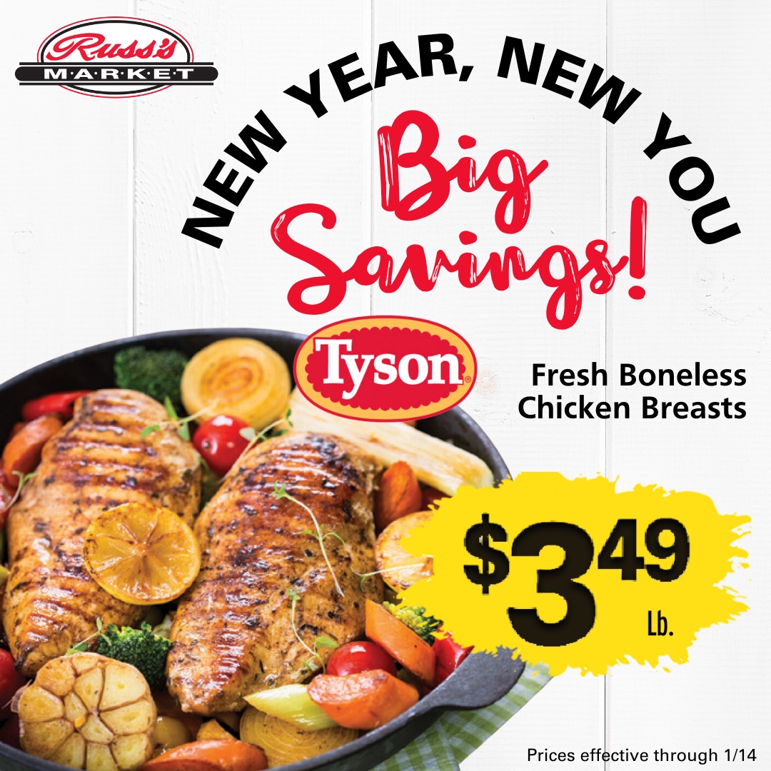 RussMarket's tweet image. 🥗✨ Kickstart your New Year with healthy savings! Load up on fresh produce, filling protein, wholesome snacks, and nutritious essentials—all at prices that make eating well easy. 🥑💪 New year, new you, BIG savings! 🌟

View more at russmarket.com/weekly-ad

#HealthyEating #Sa...