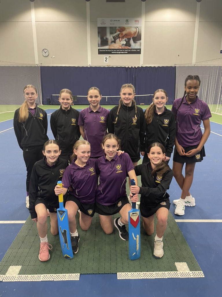 Congratulations to the U13 girls Indoor Softball Cricket team who came joint winners in yesterday’s South Ribble &amp; Chorley District Competition held at Bolton Sports Arena. The girls progress onto the North Finals which takes place in Bolton on the 11th March. Well done girls!🏏