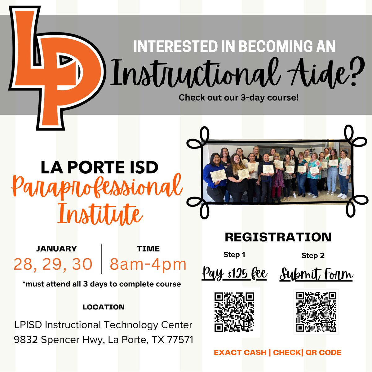La Porte ISD Human Resources tweet media