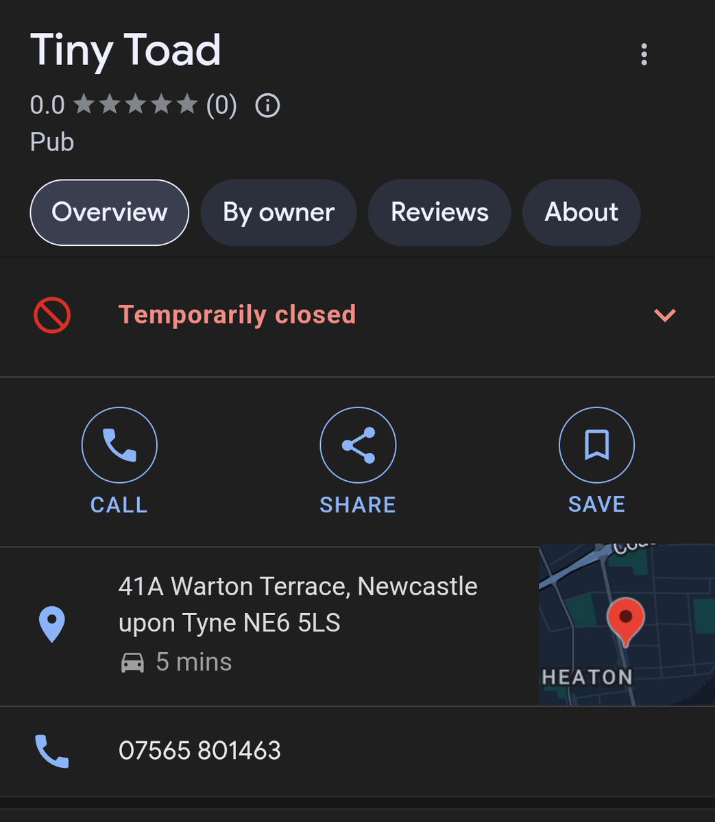 It looks like the former Heaton Tap, will be reopening as The Tiny Toad.

#Pub
#Heaton
#Newcastle
#Beer