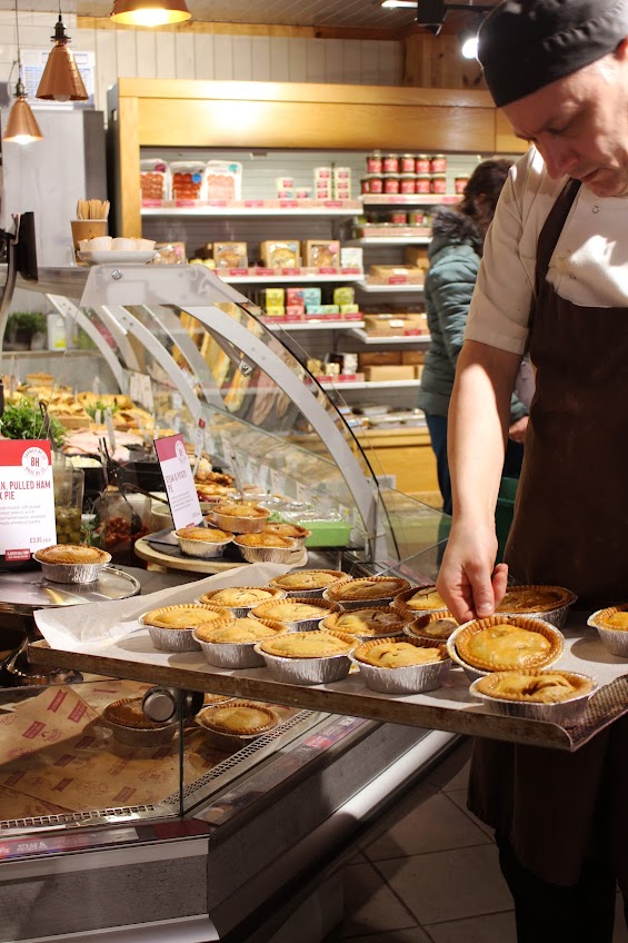 If braving the cold doesn’t sound appealing this evening, why not enjoy a warm, comforting meal at home? Pick up one of our homemade pies – freshly baked each morning using meat reared on our own family farm.