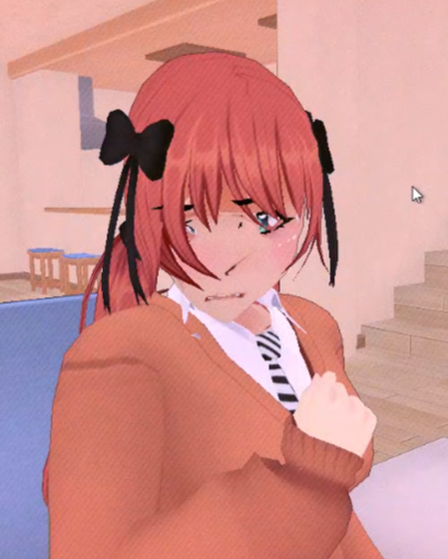SakuraDev_547's tweet photo. What are you girls looking at....
(I hate unity I'm about to scream)
#gamedev #gamedevelopment #3dvisualnovel #visualnovel #game https://t.co/ebllNyqHd1