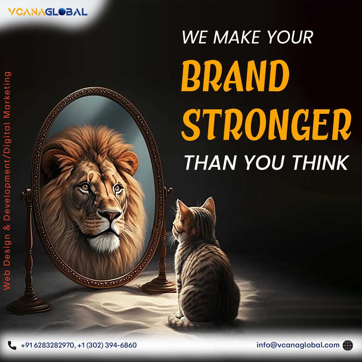 GlobalVcana's tweet image. 📷 Mirror your ambitions—create a brand that’s bold, fierce, and unstoppable! 📷
#LevelUpYourBrand #VCANAGlobal #webdesignanddevelopmentcompany #digitalmarketingservices