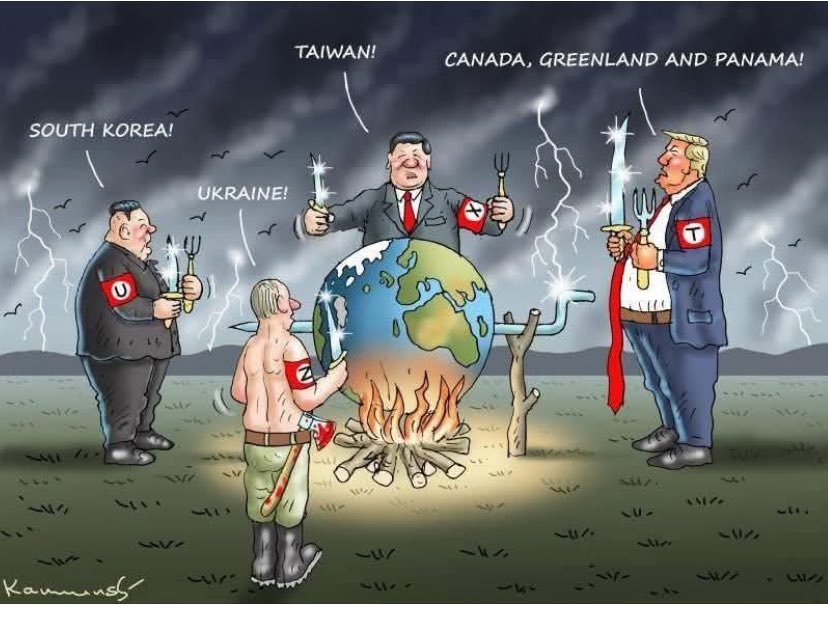 A cartoon from Germany is very accurate…..