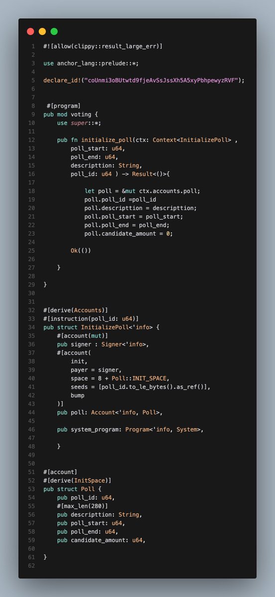 bigjoejs's tweet image. 🎉 Excited to share my latest milestone in learning @solana_devs  ! 🚀

I just built a voting program on Solana using Anchor.

Next up: Building the frontend to make it user-friendly! 💻✨
 🗳️#SolanaDev #AnchorLang #Web3Development