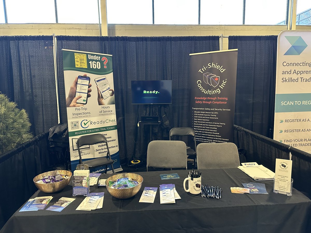 Looking forward to day #2 at the Landscape Ontario Congress in Toronto. Come visits the <a href="/trishieldca/">Tri-Shield Consulting Inc.</a> and <a href="/ReadyChek/">ReadyChek</a> booth in the education area. #CVOR #CMVSafety