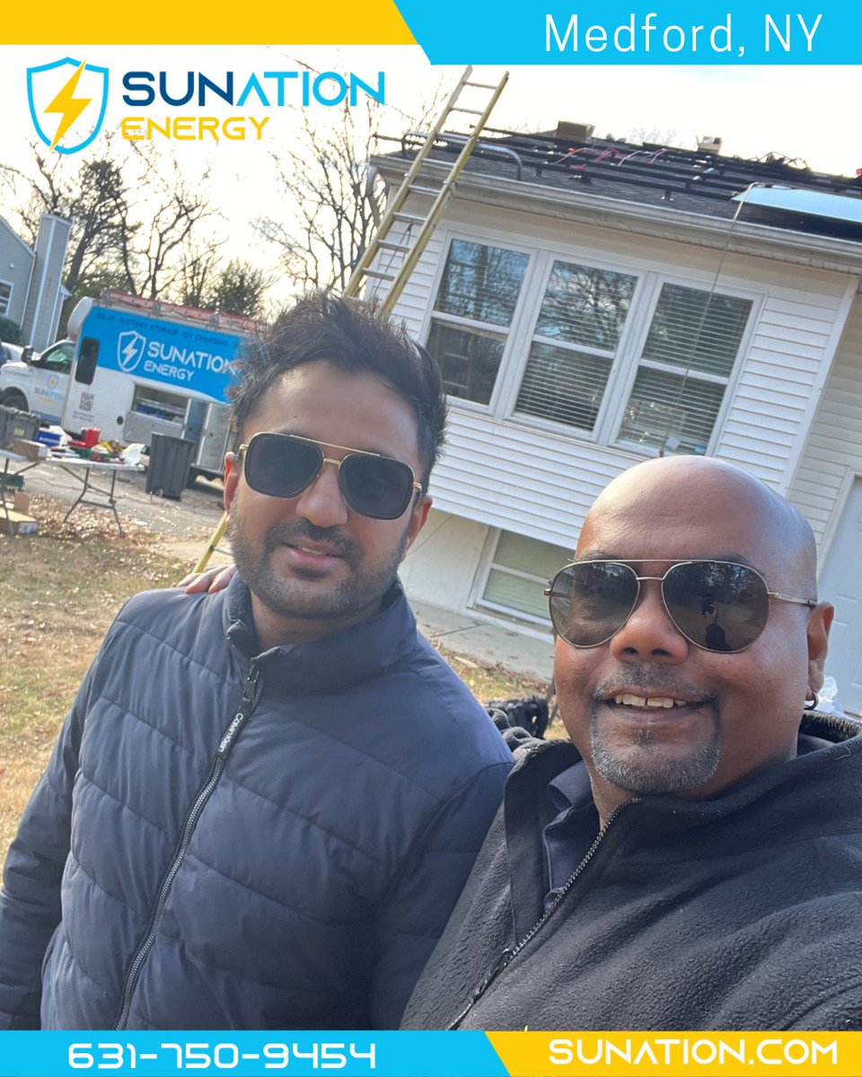 Even the cold weather can't stop our crews from installing new solar arrays, like this one in Medford for one of our newest SUNation Energy clients. We can't wait to hear all about his monthly electric bill savings!

Are you ready to join the SUNation Family and start saving?