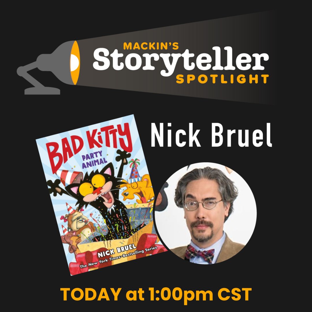 Mackin Educational Resources (@mackinlibrary) on Twitter photo TODAY: Join us as we welcome <a href="/nickbruel/">Nick Bruel</a> for a free, virtual visit as he reads aloud from the latest book in the series, "Bad Kitty: Party Animal." After the reading, he will lead students in a drawing activity, followed by a student Q&A. 🎙️
Register: buff.ly/3ZJK3D9 TODAY: Join us as we welcome <a href="/nickbruel/">Nick Bruel</a> for a free, virtual visit as he reads aloud from the latest book in the series, "Bad Kitty: Party Animal." After the reading, he will lead students in a drawing activity, followed by a student Q&A. 🎙️
Register: buff.ly/3ZJK3D9