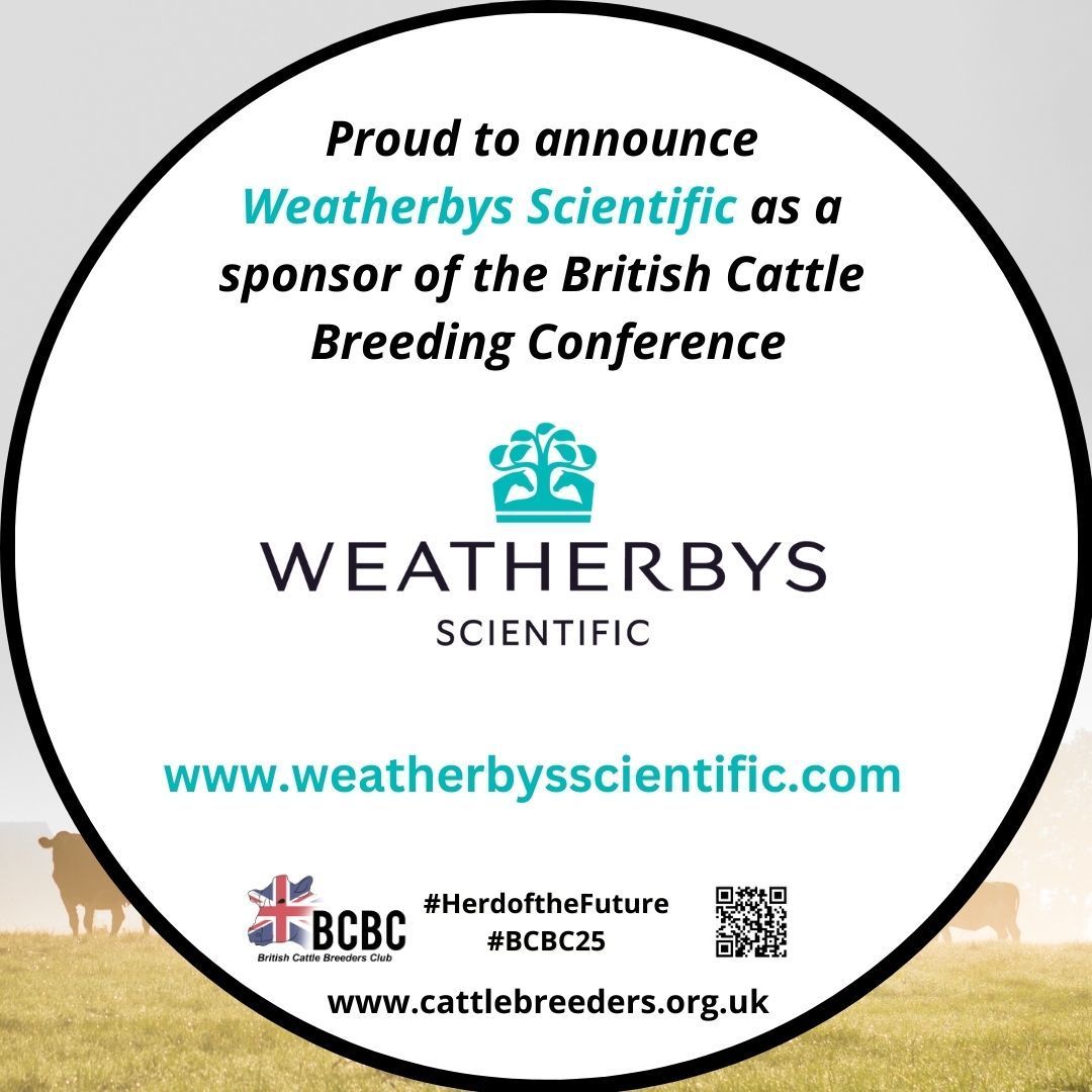 British Cattle B C (@cattlebreeders) on Twitter photo Proud to announce Weatherbys Scientific as a sponsor of #BCBC25 20-22 Jan. Pioneering DNA testing and genomic services worldwide. For more info buff.ly/3vBkSWZ #conferencesponsor #wineatdinner #genomics #BCBC25 #TheHerdoftheFuture <a href="/weatherbyssci/">Weatherbys Scientific</a> Proud to announce Weatherbys Scientific as a sponsor of #BCBC25 20-22 Jan. Pioneering DNA testing and genomic services worldwide. For more info buff.ly/3vBkSWZ #conferencesponsor #wineatdinner #genomics #BCBC25 #TheHerdoftheFuture <a href="/weatherbyssci/">Weatherbys Scientific</a>
