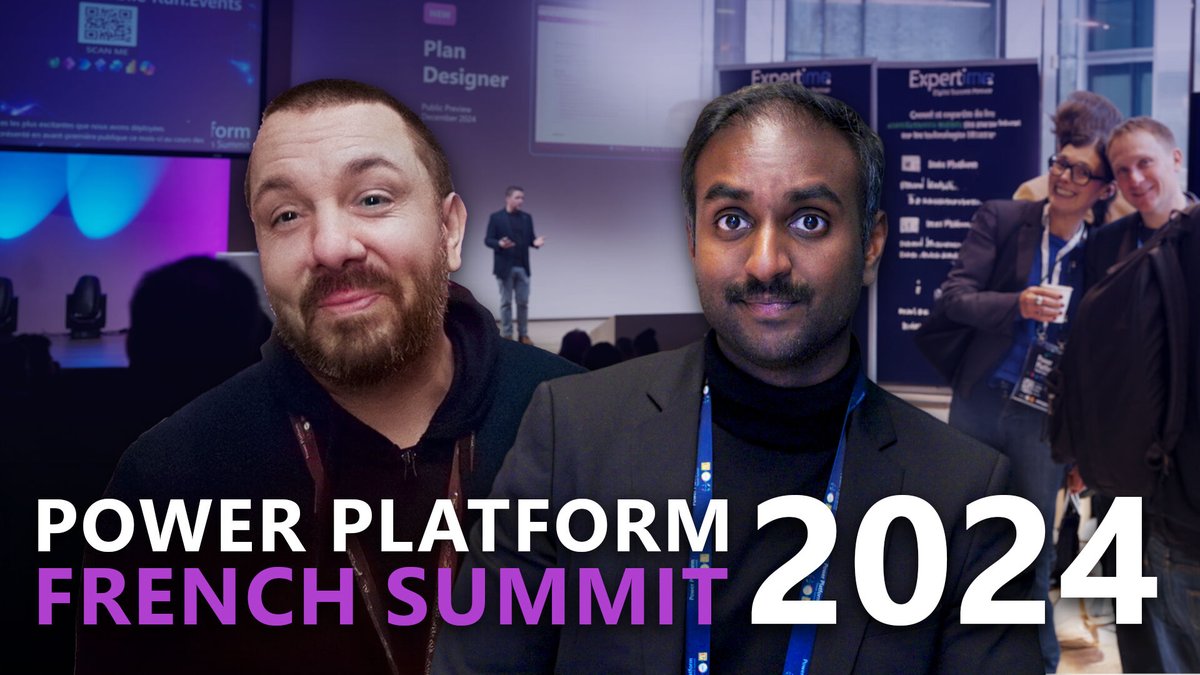 🎥 Revivez les moments forts du Power Platform French Summit 2024 ! 🚀

📍 Découvrez notre vidéo ici : bit.ly/4jat4l5

#PPFS2024 #PowerPlatform #Replay #Innovation #Expertime #OrangeBusiness #Microsoft