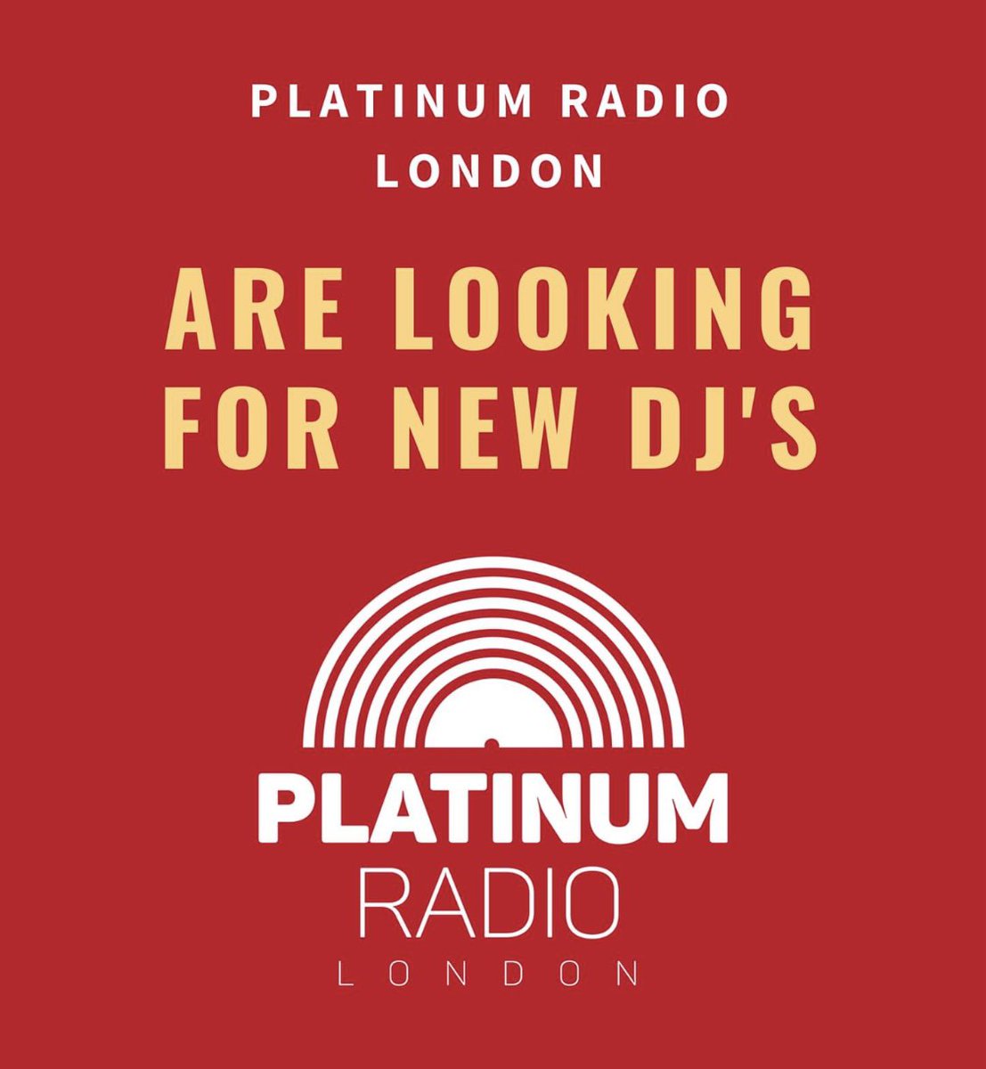 platinumradio15's tweet photo. Are you a good, English speaking, #housemusicdj / presenter?  Then why not showcase your talent on Platinum.  This is not a paid gig, but a platform to join like minded DJs with decades of passion for the love of house music! 
Interested?  Get in touch ASAP. https://t.co/i9reeMdN9h