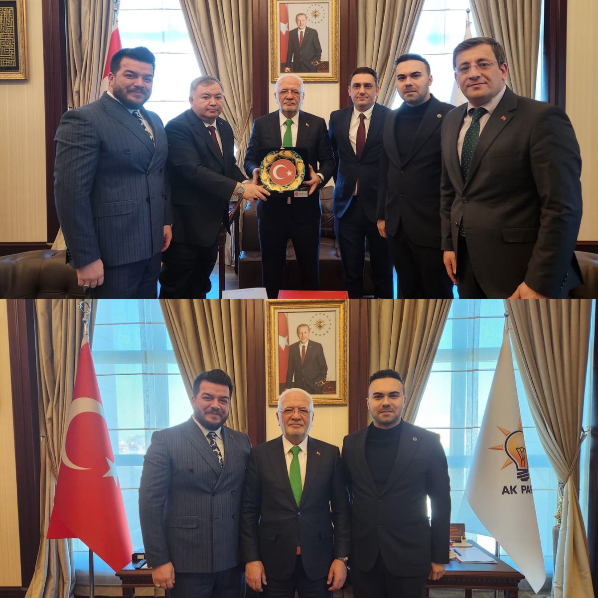 📍Ak Parti Genel Merkezi

Kamu Birliği Konfederasyonu olarak Ak Parti Genel Başkan Vekili Sn. Mustafa Elitaş Bey’i makamında ziyaret ettik.

Ziyarette;
📌 Memur refah payı,
📌 Sendika üyeliklerinin e-Devlet üzerinden yapılması,
📌 3+1 sisteminin 1+1’e düşürülmesi,
📌 Birinci