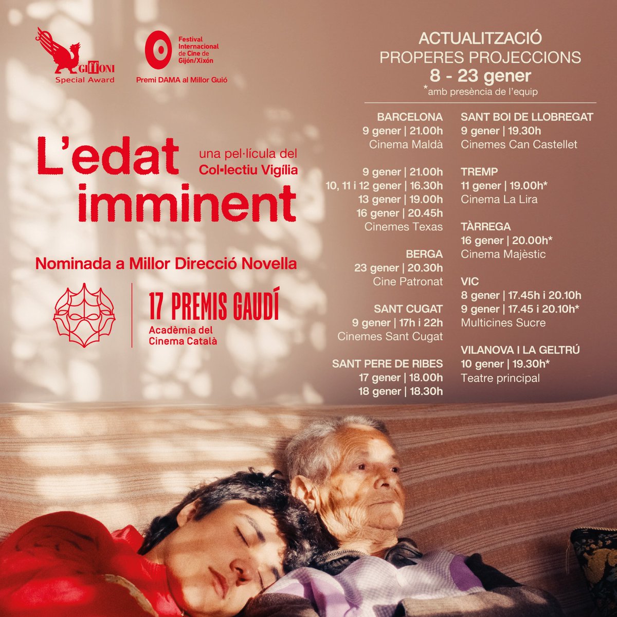 vigiliafilm_'s tweet photo. 📢 Atenció! 🍿Ampliem noves sessions de L’EDAT IMMINENT🚲

Entrades a la venda a la web de cada cinema 🎟️ https://t.co/8qCxBKcE1z