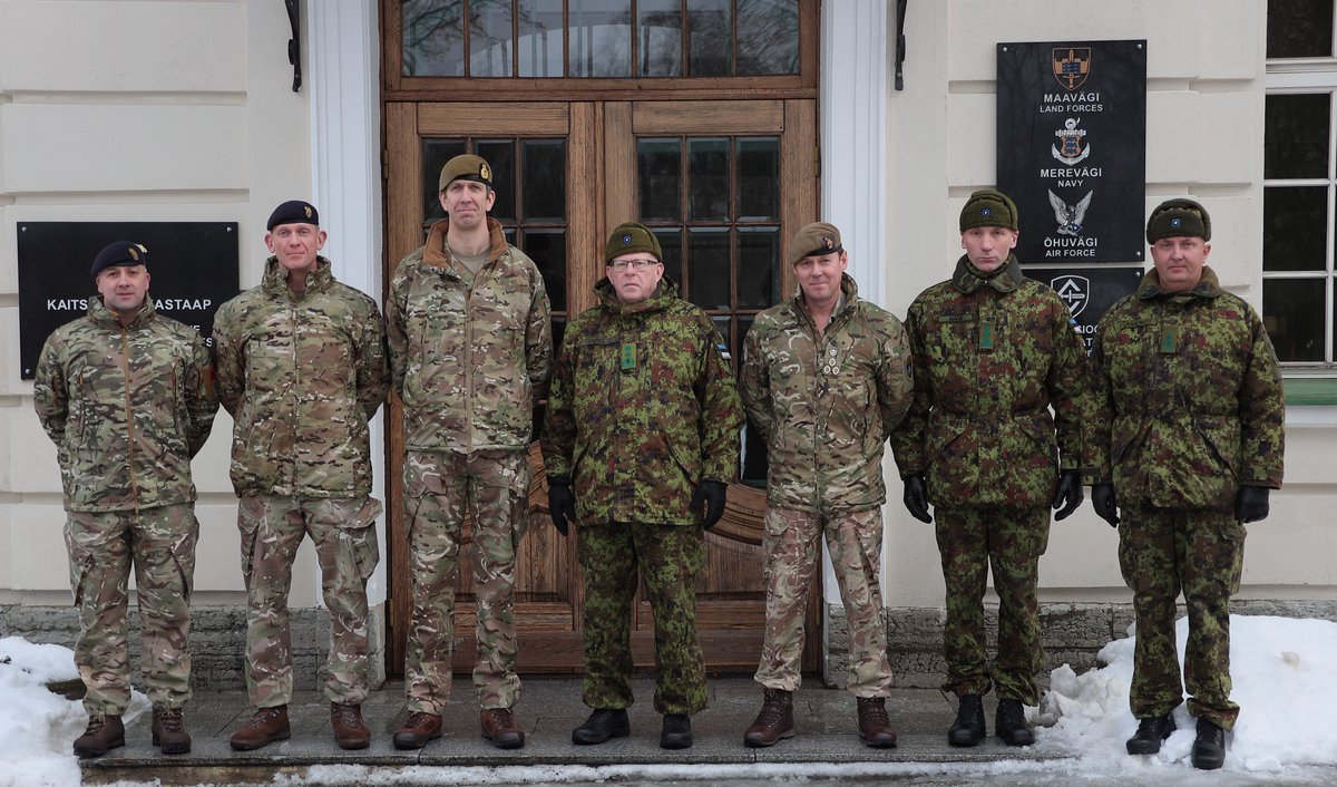 Estonian Defence Forces | Eesti Kaitsevägi (@kaitsevagi) on Twitter photo Commander of the Estonian Division Major General Indrek Sirel and Major General Oliver Brown of the <a href="/3rdUKDivision/">The Iron Division</a> of the <a href="/BritishArmy/">British Army 🇬🇧</a> signed the Warfighting Consultancy Campaign Plan. The aim of the Plan is to implement the 3rd UK Division's capabilities to the Estonian Divison. Commander of the Estonian Division Major General Indrek Sirel and Major General Oliver Brown of the <a href="/3rdUKDivision/">The Iron Division</a> of the <a href="/BritishArmy/">British Army 🇬🇧</a> signed the Warfighting Consultancy Campaign Plan. The aim of the Plan is to implement the 3rd UK Division's capabilities to the Estonian Divison.