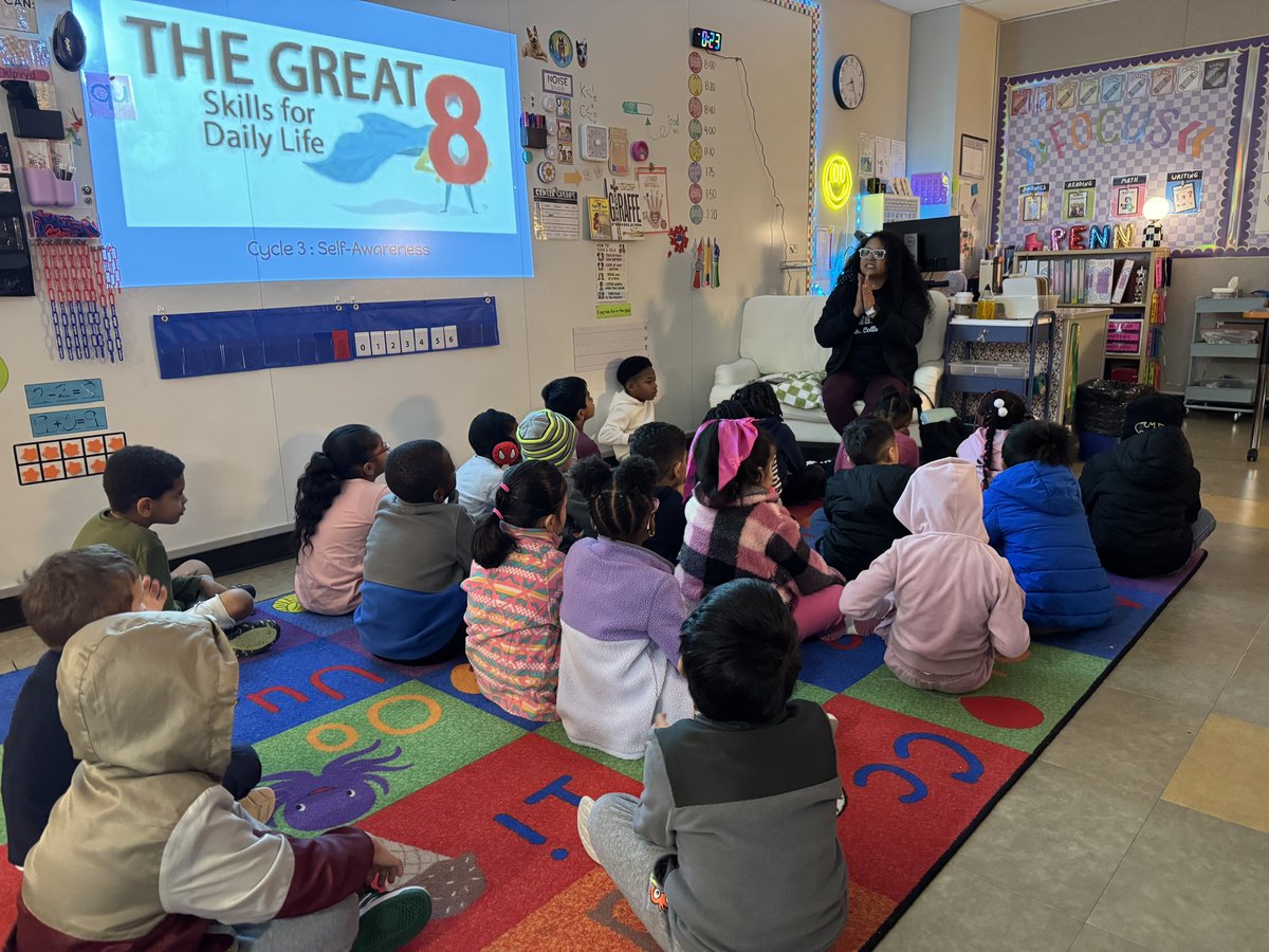 We are so thankful for <a href="/CollinsMarylana/">Marylana Collins</a> coming in and sharing all about self awareness to our Kindergartners! Such a crucial skill🧠💕 <a href="/HumbleISD_CE/">Centennial Elementary</a>