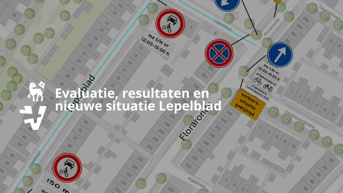 In de afgelopen drie maanden voerde de gemeente een proef uit met een inrijverbod op het Lepelblad in Velserbroek. De evaluatie, resultaten en nieuwe situatie is bekend.

Lees verder: velsen.nl/proef-inrijver…
