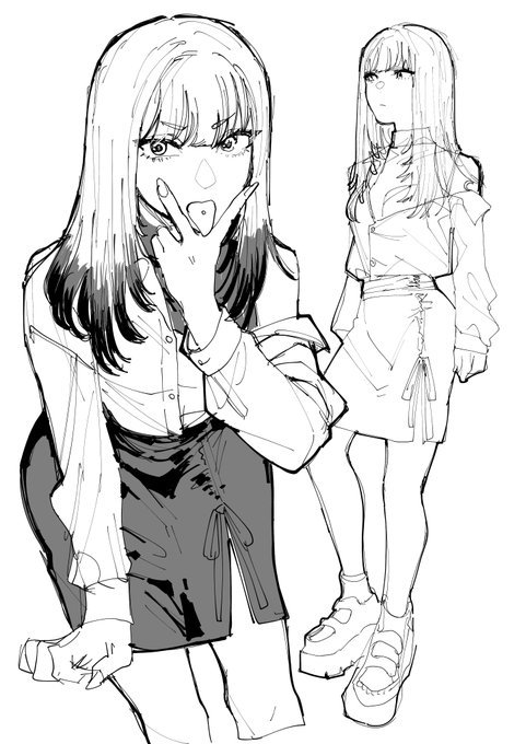 1月10日金曜日に出る新作のキャラデザをちらみせっ 