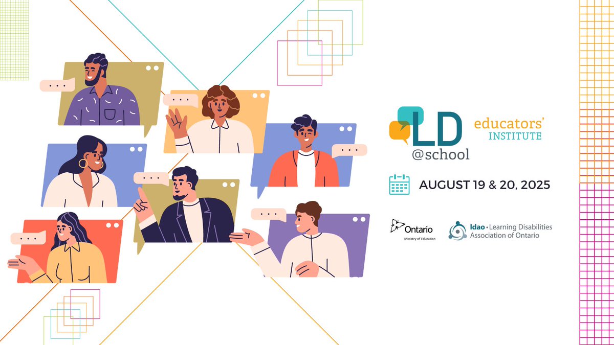 Your voice matters! Present your innovative strategies to support students with #LDs at the #LDInstitute. Help shape education in Ontario. 🚀 Submit your proposal now! #LDatschool #LDAO
Deadline: Feb 7. ldatschool.ca/annual-educato…