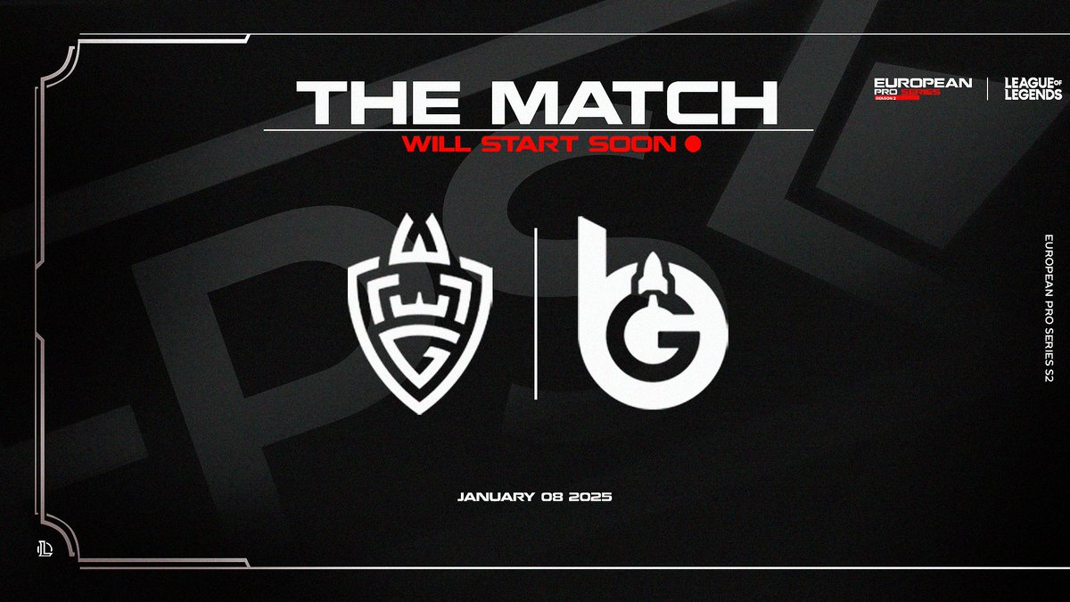 European Pro Series (@europeanserie) on Twitter photo One single match for today! But against what teams!
<a href="/WLGgr/">WLGaming Esports</a> vs <a href="/boostgateesport/">BoostGate Esports</a> at 16:00 CET
We'll see these teams battle soon, and I'm really hoping for a colorful 3 maps in the match!
GG and GL Both teams!
You can follow this match on our channel: twitch.tv/europeanproser… One single match for today! But against what teams!
<a href="/WLGgr/">WLGaming Esports</a> vs <a href="/boostgateesport/">BoostGate Esports</a> at 16:00 CET
We'll see these teams battle soon, and I'm really hoping for a colorful 3 maps in the match!
GG and GL Both teams!
You can follow this match on our channel: twitch.tv/europeanproser…