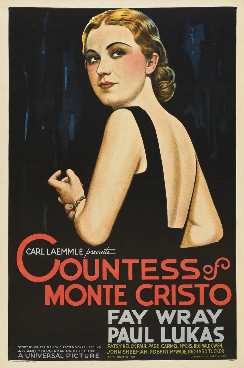 Coming Soon on Blu-ray!
Brand New 2K Master!

The Countess of Monte Cristo (1934) Starring Fay Wray &amp; Paul Lukas – Shot by Charles J. Stumar (The Raven) – Directed by Karl Freund (The Mummy, Mad Love).