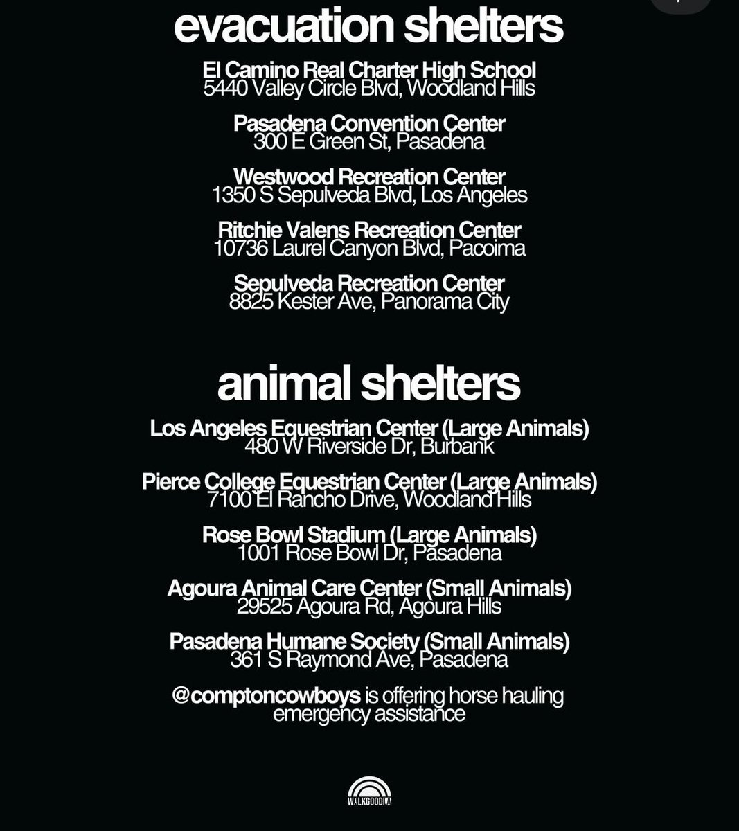 Evacuation shelters #PalisadesFire #EatonFire #californiawildfires #California #HurstFire