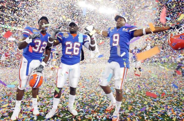 AllKindsWeather's tweet photo. “And on the Eighth Day, the Desert turned to Swamp.”

Eighteen years ago today, the #Gators walloped Ohio State 41-14 to claim the school’s second national championship. #GoGators https://t.co/DkxCPhst5N