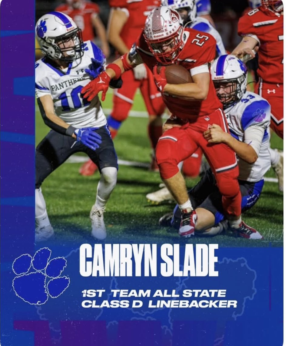 Blessed to be named all state class d 1st team linebacker.