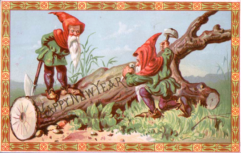 Happy New Year! Wishing you the best for 2025. 

1885 Victorian post card