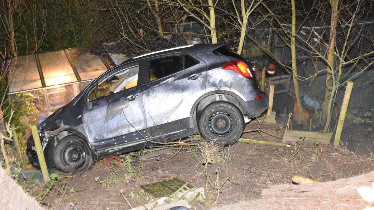 Konijnen kwijt nadat 82-jarige dierenverblijf inrijdt