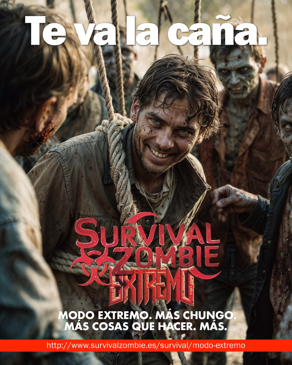 ¡El Modo Extremo disponible en todos nuestros eventos! Pruebas exclusivas, más dificultad, más zombies, y en algunas ediciones, podrás pegarle ficticios cañonazos a esos zombies :) Echa un vistazo al pack de cambios que incluye este modo! t.ly/_sTgf
#survivalzombie