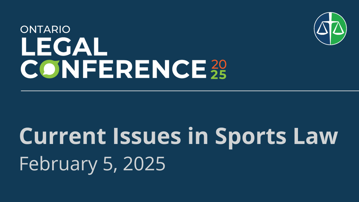 Join our amazing faculty of industry experts as they discuss the most current and pressing substantive legal and practical issues in sports law today. Register now for this must-attend event for future, emerging and established sports law practitioners. cbapd.org/details_en.asp…