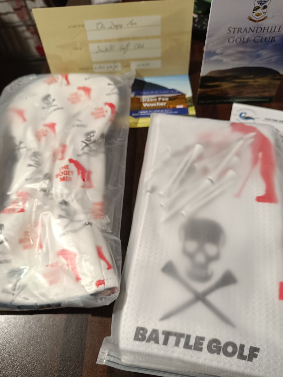 Nice gift in the post arrived today, thanks so much <a href="/BogeyMenPod/">The Bogey Men</a> #12daysofxmas