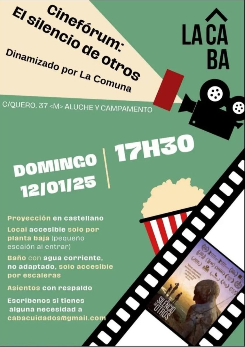 ¿Quién dijo que los domingos eran aburridos? ¡Vente a compartir con tus vecines nuestro CINEFORUM ! Y ESTA SEMANA PROYECTAMOS... 🧵👇