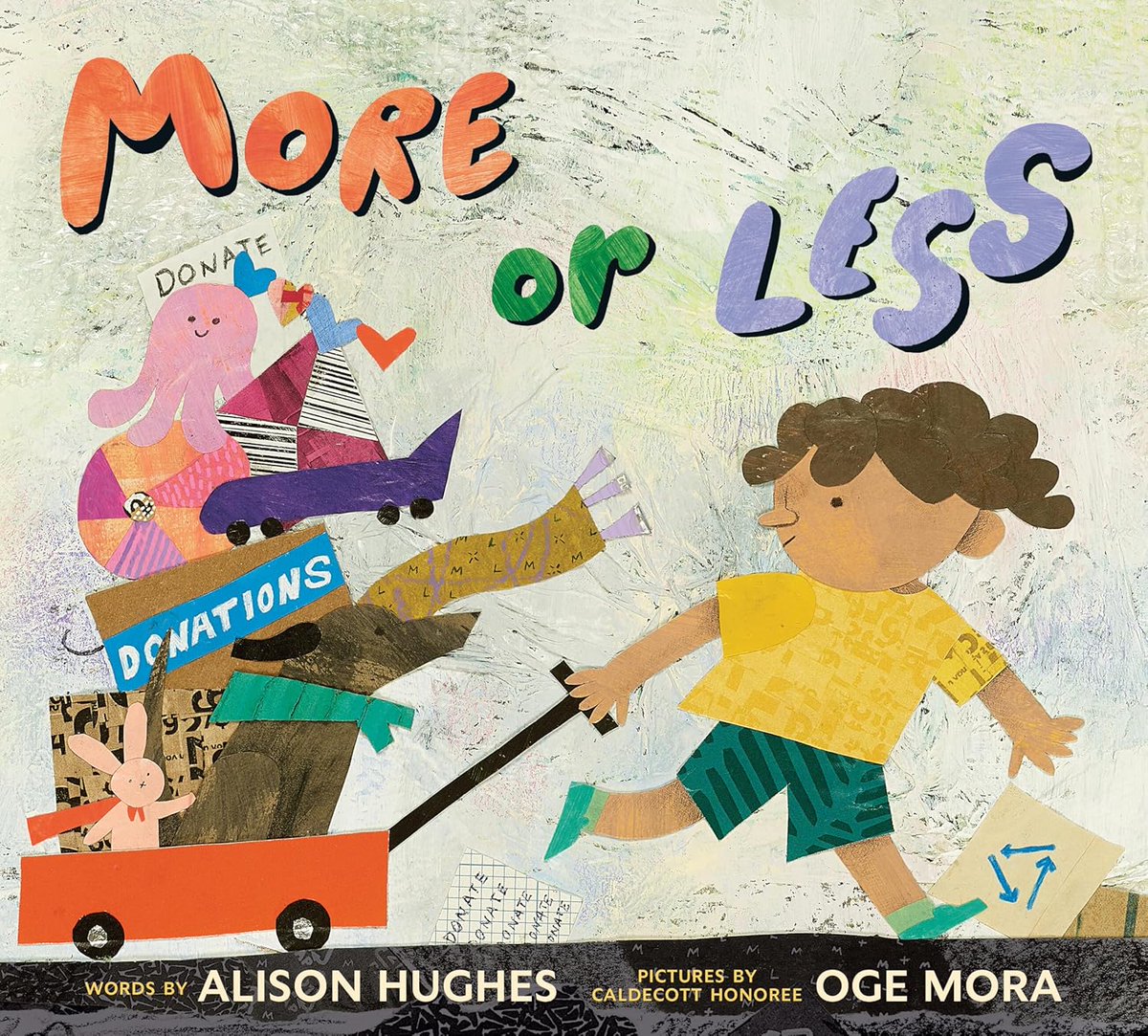 ✨Oge Mora✨ (@ogemora) on Twitter photo I'm so excited to announce my next book MORE OR LESS written by <a href="/Ahugheswrites/">Alison Hughes</a> 6/1 <a href="/LittleBrownYR/">Little, Brown Young Readers</a> <a href="/lbschool/">LBYR School & Library</a> ! For a story all about giving and reusing I enjoyed using bubble wrap, plastic bags, food wrappers, coupons and more to make this art. Hope everyone enjoys it too! 💖✨ I'm so excited to announce my next book MORE OR LESS written by <a href="/Ahugheswrites/">Alison Hughes</a> 6/1 <a href="/LittleBrownYR/">Little, Brown Young Readers</a> <a href="/lbschool/">LBYR School & Library</a> ! For a story all about giving and reusing I enjoyed using bubble wrap, plastic bags, food wrappers, coupons and more to make this art. Hope everyone enjoys it too! 💖✨