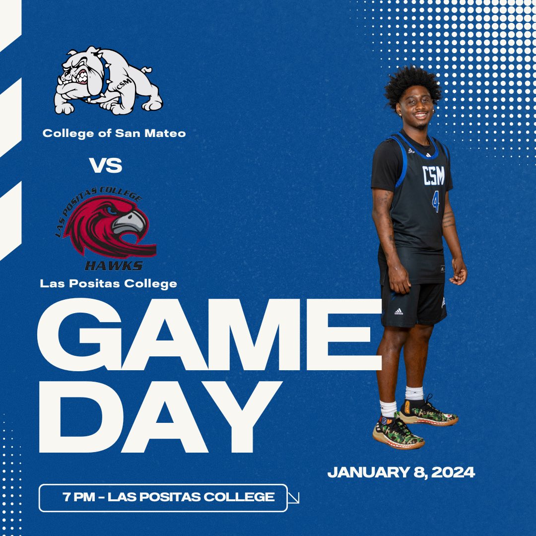🚨GAME DAY🚨 
The Bulldogs open up Coast North Conference play on the road versus undefeated Las Positas College.
Tip off is 7pm.
Watch the live stream💻: 
youtube.com/@laspositascol…