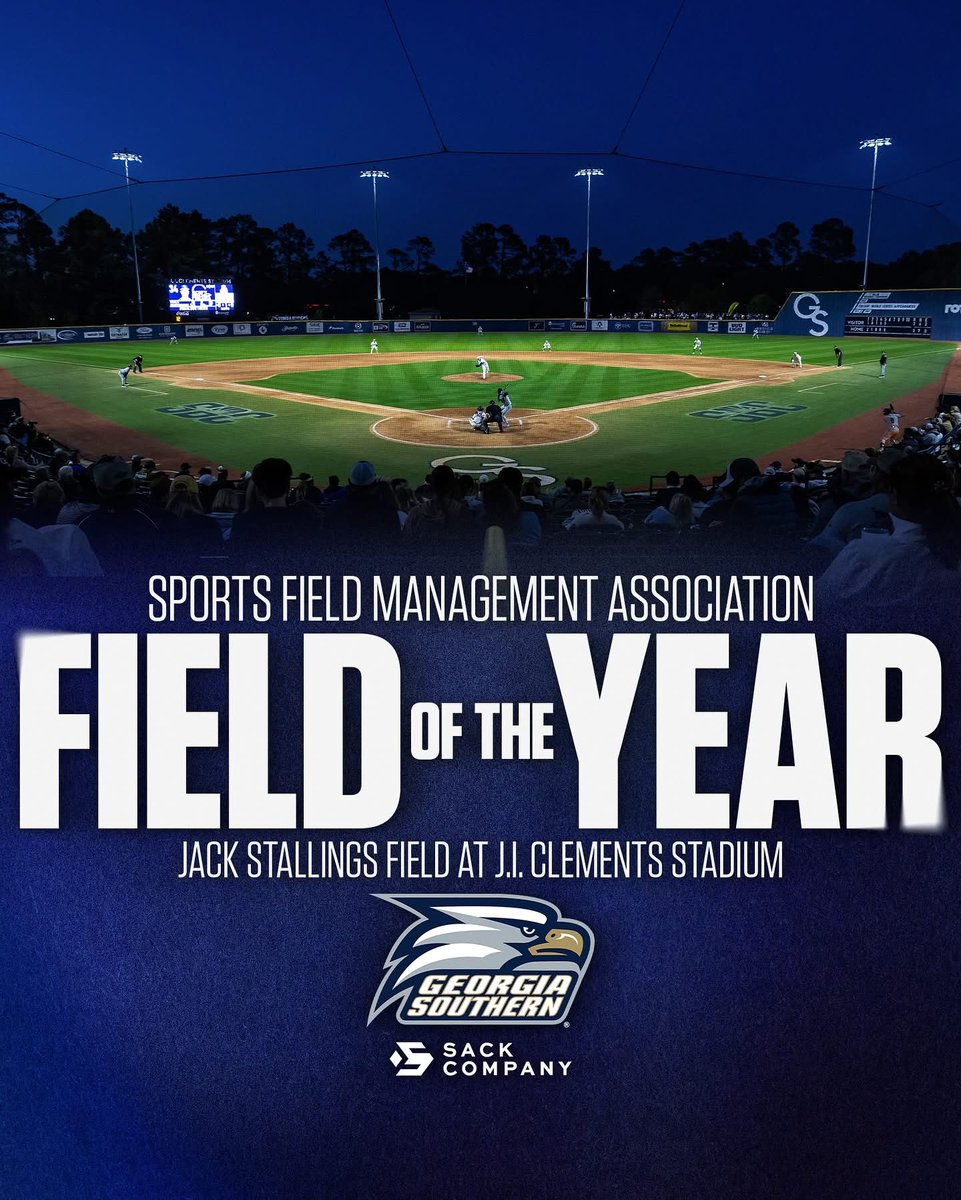 Proud of <a href="/GASouthern_Turf/">Joe Stumpo</a> and the boys putting in some work to make Jack Stallings field look great all season long! #hailsouthern #gata #ncaabaseball #D1
