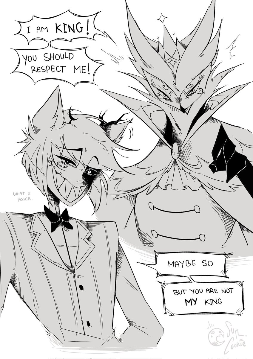 DudeBazingga's tweet photo. The King.
One of my favorite moment in
"Written by: Nifty" by SincerelyH on AO3!
[Chapter 35 : Interlude IV]
.
.
.
Ps. This is incredibly abriviated!
Read ↧
https://t.co/jjJ82kCIuU
#HazbinHotel #Alastor #LuciferHazbinHotel #Radioapple #Paimon https://t.co/LYPqcZoVDo